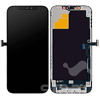 Дисплей для Apple iPhone 12 Pro Max в сборе с рамкой черный SL