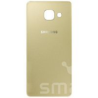 Задняя крышка для Samsung Galaxy A3 (A310) цвет: золотой Оригинал