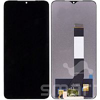 Дисплей для Xiaomi Poco M3/Redmi 9T в сборе без рамки черный Оригинал
