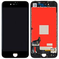 Дисплей для Apple iPhone 7 в сборе с рамкой черный CH/G