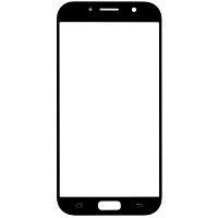 Стекло для Samsung Galaxy A7 (A720) с OCA черный Оригинал