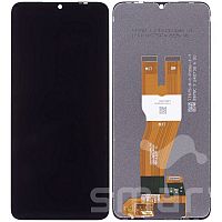 Дисплей для Samsung Galaxy A05 (A055) в сборе без рамки черный Service Pack
