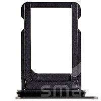 Держатель SIM для Apple iPhone X черный Оригинал