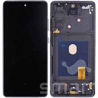 Дисплей для Samsung Galaxy S20 FE (G780) в сборе с рамкой черный OLED