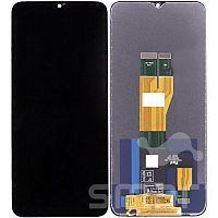 Дисплей для Realme C30S в сборе без рамки черный Оригинал