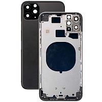 Корпус для Apple iPhone 11 Pro Max черный Оригинал