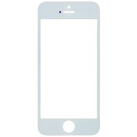 Стекло для Apple iPhone 5S с OCA с рамкой белый Оригинал