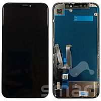 Дисплей для Apple iPhone XR в сборе с рамкой черный JK Incell