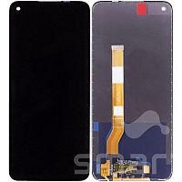 Дисплей для Realme 8i/Narzo 50 4G в сборе без рамки черный Оригинал
