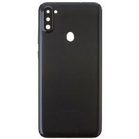 Задняя крышка для Samsung Galaxy A11 (A115) цвет: черный Оригинал