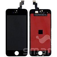 Дисплей для Apple iPhone 5S/SE 2016 в сборе с рамкой черный LT