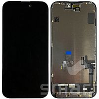 Дисплей для Apple iPhone 15 в сборе с рамкой черный JK Incell