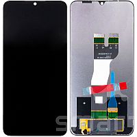 Дисплей для Samsung Galaxy A05s (A057) в сборе без рамки черный Service Pack