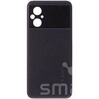 Задняя крышка для Xiaomi Poco M5 цвет: черный Оригинал