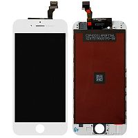 Дисплей для Apple iPhone 6 в сборе с рамкой белый SL