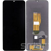 Дисплей для Realme C30/C33/Narzo 50i Prime в сборе без рамки черный Оригинал