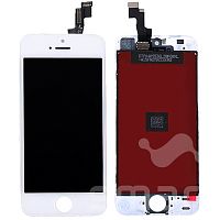 Дисплей для Apple iPhone 5S/SE 2016 в сборе с рамкой белый LT