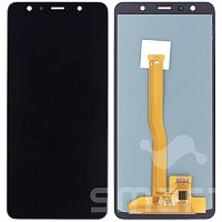 Дисплей для Samsung Galaxy A7 (A750) в сборе без рамки черный OLED