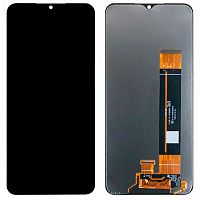 Дисплей для Samsung Galaxy A23 (A235) в сборе без рамки черный Service Pack