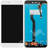 Дисплей для Xiaomi Redmi 5A/5A Prime/Go в сборе без рамки белый Оригинал