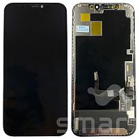 Дисплей для Apple iPhone 12/12 Pro в сборе с рамкой черный JK SOFT OLED