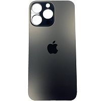 Задняя крышка для Apple iPhone 14 Pro Max с большим отверстием цвет: черный Оригинал