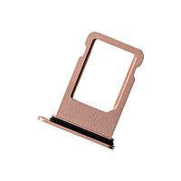 Держатель SIM для Apple iPhone 7 розово золотой Оригинал