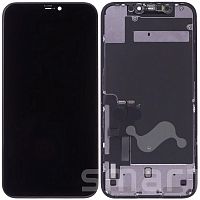 Дисплей для Apple iPhone 11 в сборе с рамкой черный (Идентификатор NEW) Service Pack