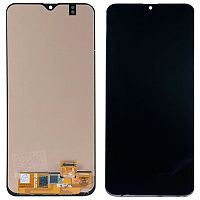 Дисплей для Samsung Galaxy A20 (A205) в сборе без рамки черный OLED