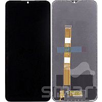 Дисплей для Realme C25/C25S/Narzo 50A/Oppo A16/A16s/A54s/A56 в сборе без рамки черный Оригинал