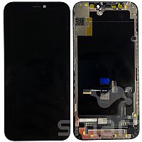Дисплей для Apple iPhone 12 Mini в сборе с рамкой черный JK Incell
