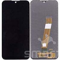 Дисплей для Samsung Galaxy A01 (A015)/M01 (M015) в сборе без рамки черный с широк.конн.Service Pack