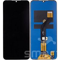 Дисплей для Infinix Note 10i/Tecno Spark 7 в сборе без рамки черный Оригинал