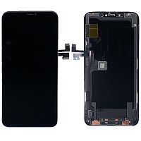 Дисплей для Apple iPhone 11 Pro Max в сборе с рамкой черный CH/G