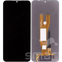 Дисплей для Samsung Galaxy A03 Core (A032) в сборе без рамки черный Service Pack
