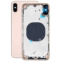 Корпус для Apple iPhone XS Max золотой Оригинал