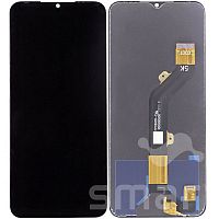 Дисплей для Tecno Spark 8C в сборе без рамки черный Оригинал