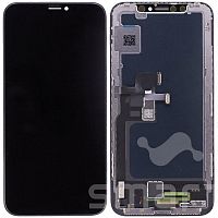 Дисплей для Apple iPhone X в сборе с рамкой черный (jk) MOSHI PLUS Incell