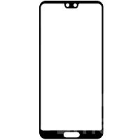 Стекло для Huawei P20 с OCA черный Оригинал
