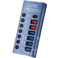 USB Hub Mega-iDea K367H с дисплеем 7 портов