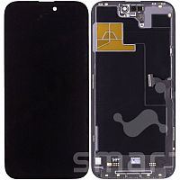 Дисплей для Apple iPhone 14 Pro Max в сборе с рамкой черный FOG