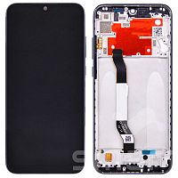 Дисплей для Xiaomi Redmi Note 8T в сборе с рамкой черный Оригинал