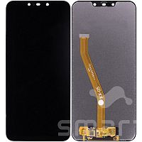 Дисплей для Huawei Mate 20 Lite в сборе без рамки черный Оригинал