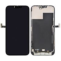 Дисплей для Apple iPhone 13 Pro Max в сборе с рамкой черный Оригинал