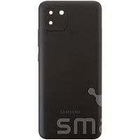 Задняя крышка для Samsung Galaxy A03 (A035) цвет: черный Оригинал