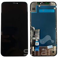 Дисплей для Apple iPhone 11 в сборе с рамкой черный JK Incell