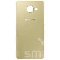 Задняя крышка для Samsung Galaxy A3 (A310) цвет: золотой Оригинал