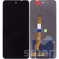 Дисплей для Oppo A58 в сборе без рамки черный Оригинал