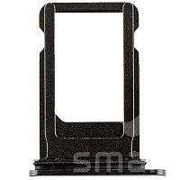 Держатель SIM для Apple iPhone 8 черный Оригинал