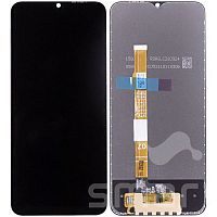 Дисплей для Vivo Y35 в сборе без рамки черный Оригинал